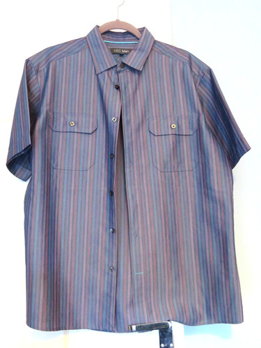 Man denim blue striped - man,,