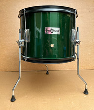 Gear4music  13''x 10'' Floor Tom with Legs - Green-for Junior drum kit