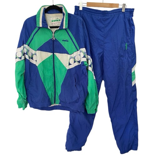 Vintage 90s diadora tracksuit - 90s,