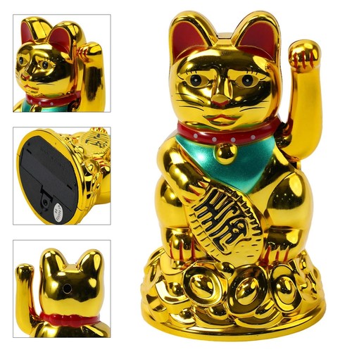 Gold neko chinese - neko, lucky