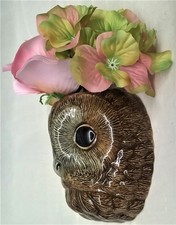 QUAIL CERAMIC WALL VASE OR