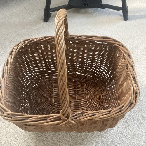 Vintage wicker basket - basket, with