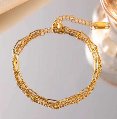 Double layered bracelet - double,