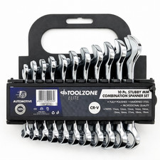 Stubby Spanner Set 10-19mm