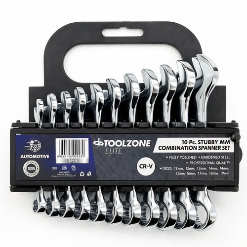 Stubby spanner set 19mm - stubby, 10-19mm