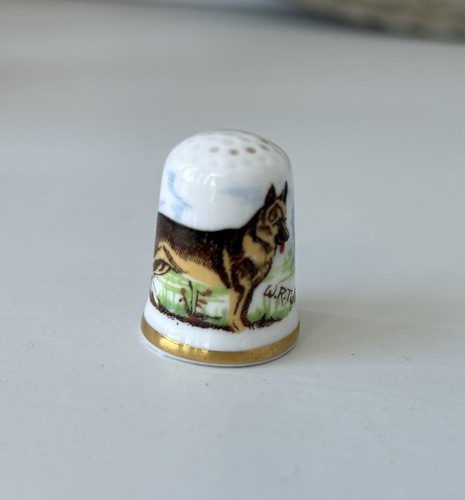 The alsatian thimble - alsatian, bone
