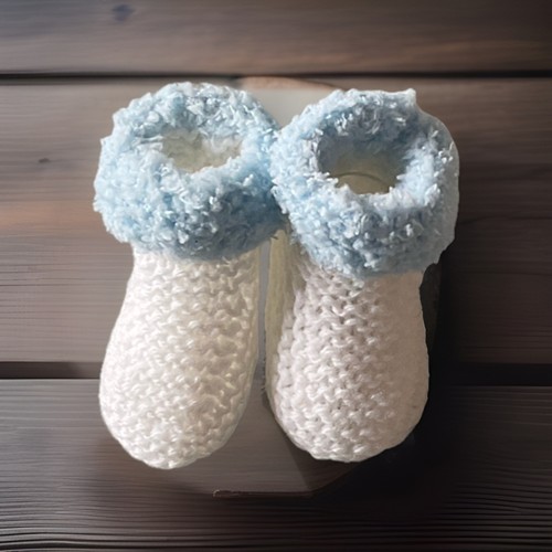 Hand knitted with - knitted, baby