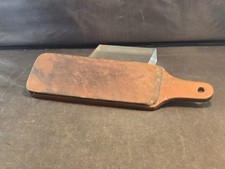 Antique Vintage Wood & Leather