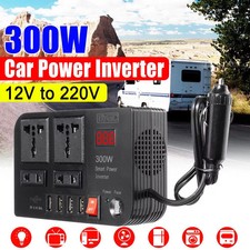 300W Car Power Inverter 4 USB