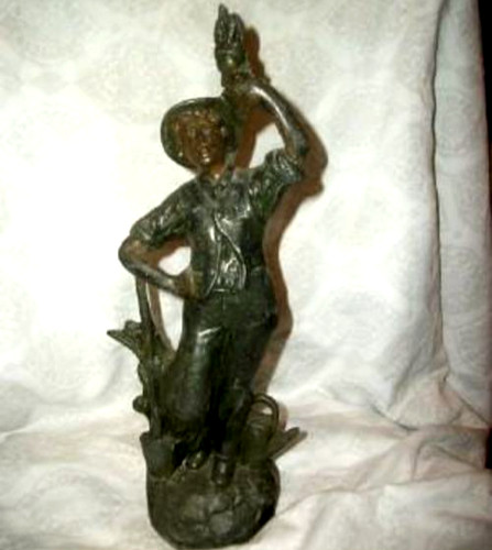 Antique french bronzed figural - antique,
