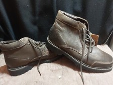 MANTARAY MENS BROWN LEATHER LACE UP ANKLE BOOT (1074 3067) , SIZE UK 8 EUR 42 