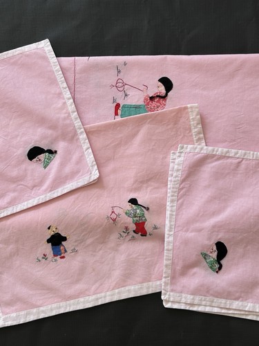 Vintage 50s pink hand - pink,