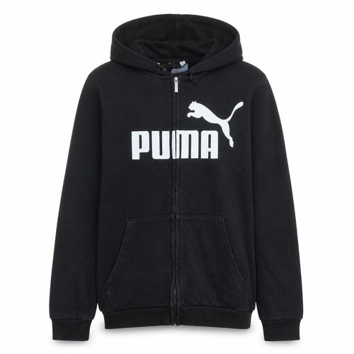 Puma mens full zip hoodie - full, size