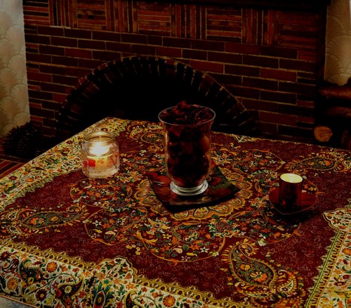 Lpuk termeh tablecloth - termeh,
