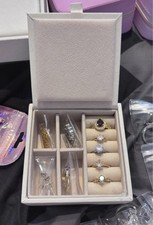Leather Jewellery Box With