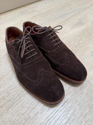 Grenson men dark brown - men's, suede
