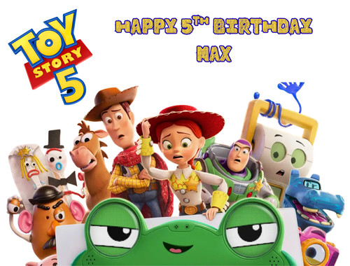 Toy story themed a4 - toy, size