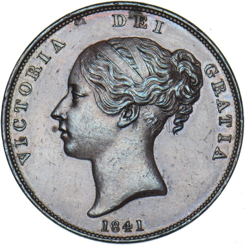 1841 penny victoria british - 1841,