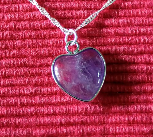 Blue heart crystal - blue,