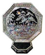Octagonal mother of pearl