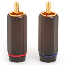 10x Heavy Duty RCA Phono Plugs