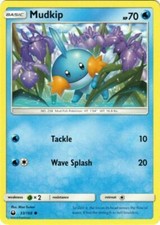 POKEMON CARD MUDKIP 33/168 NO
