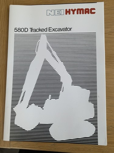 Hymac excavator brochure 580d - excavator,
