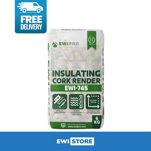 Insulating cork render ewi 745 - insulating,