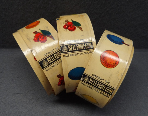Lot bell fruit gum - 3, bell-fruit-gum