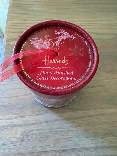 Harrods christmas glass - christmas,