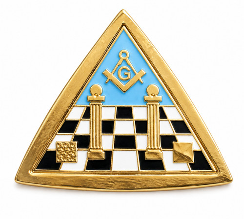 Masonic temple symbols in - &,