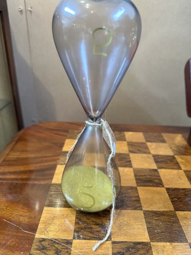 Vintage hourglass sand timer - hourglass,