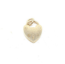 9ct Gold Padlock Charm Yellow