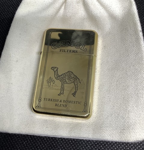 Brass camel cigarette lighter - camel,