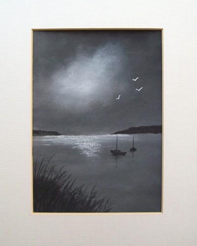 Original hand painted across - hand,