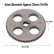 80T Mini Lathe Gear Metal