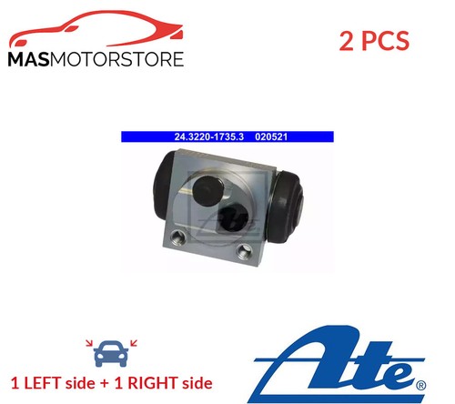 Drum wheel brake cylinder - wheel, pair