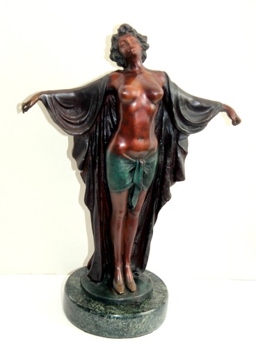 Bronze figurine nude - nude,, dancer