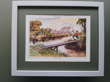 Norman Thelwell Fishing print 'Tight Lines' FRAMED