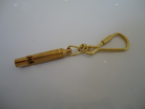 Nautical whistle brass key - nautical,