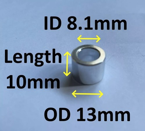 Aluminium tube spacer standoff