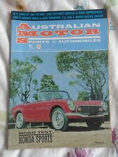 Australian Motor Sports & Automobiles May 1965 Honda S600 Sports