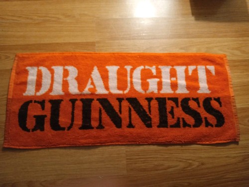Guinness bar towel rare - guinness,