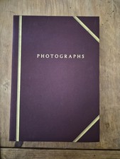 Large Bergundy Photo Album