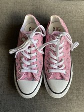 Converse Pink Hello Kitty Low Top Size 5 UK Women's