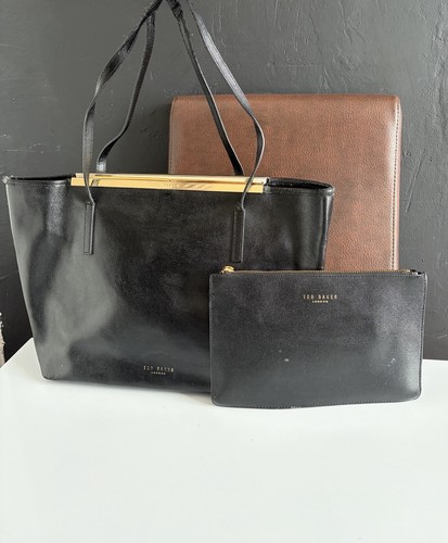 Ted baker black - ted, leather