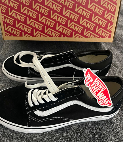 Vans old skool black white - skool, low