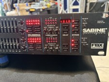 Sabine Adaptive audio GRQ3122 Digital EQ FBX Compressor Delay Unit PA Live Band