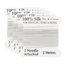 Silk Cord Thread, 5 Pcs Pure