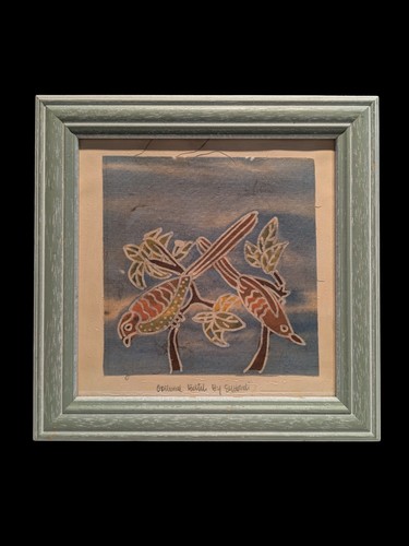 Beautiful batik birds - batik, on